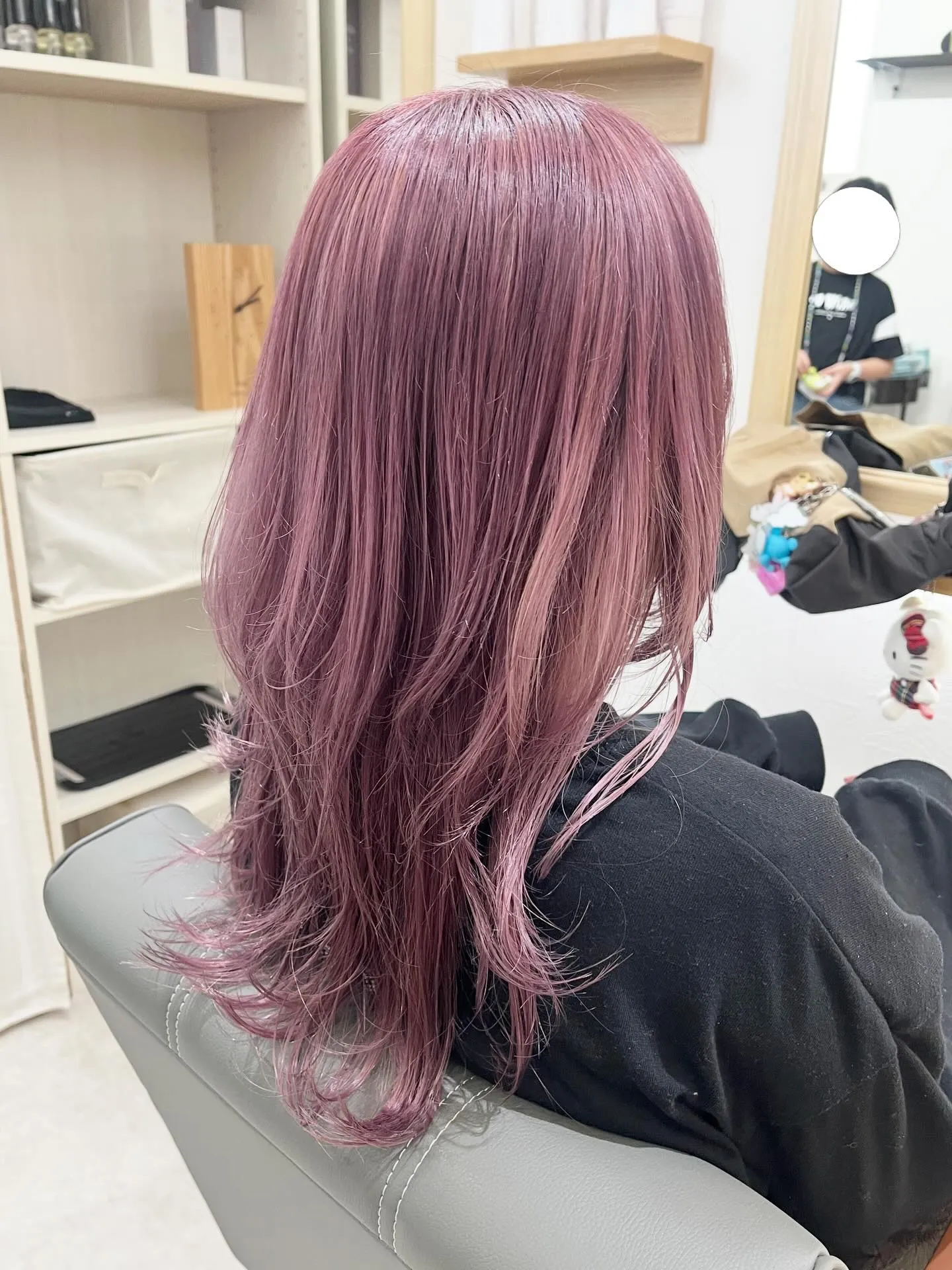 ブリーチオンカラー