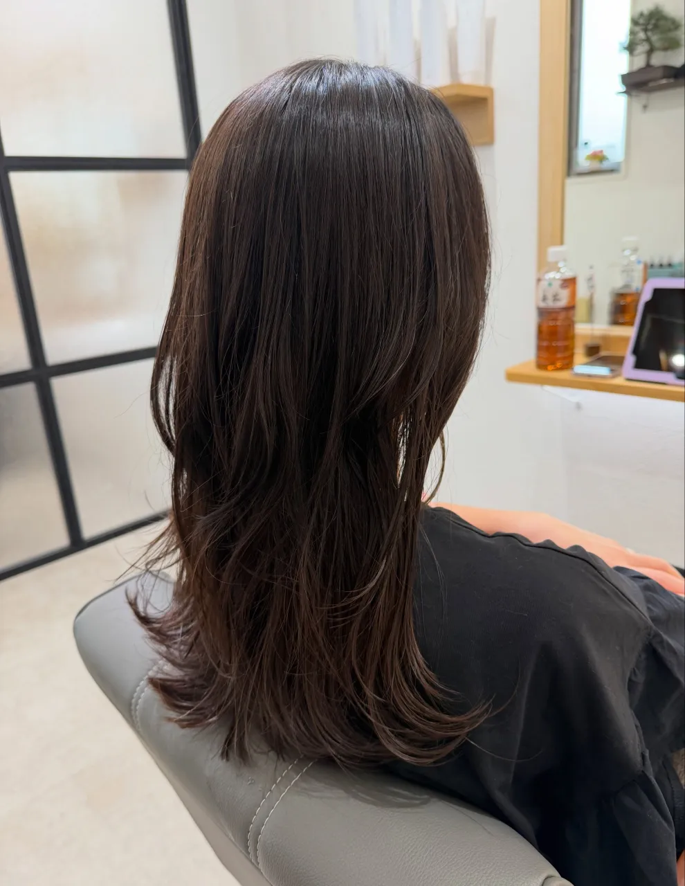 軽やかに動くロングレイヤー✂️